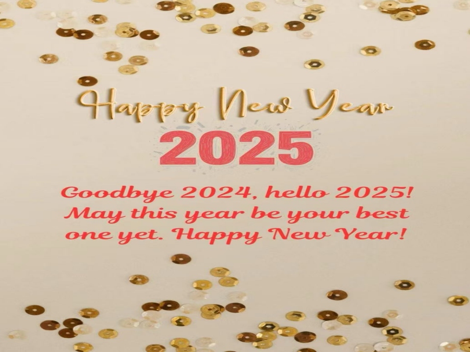 आप सभी को नव वर्ष की शुभकामनाएं!