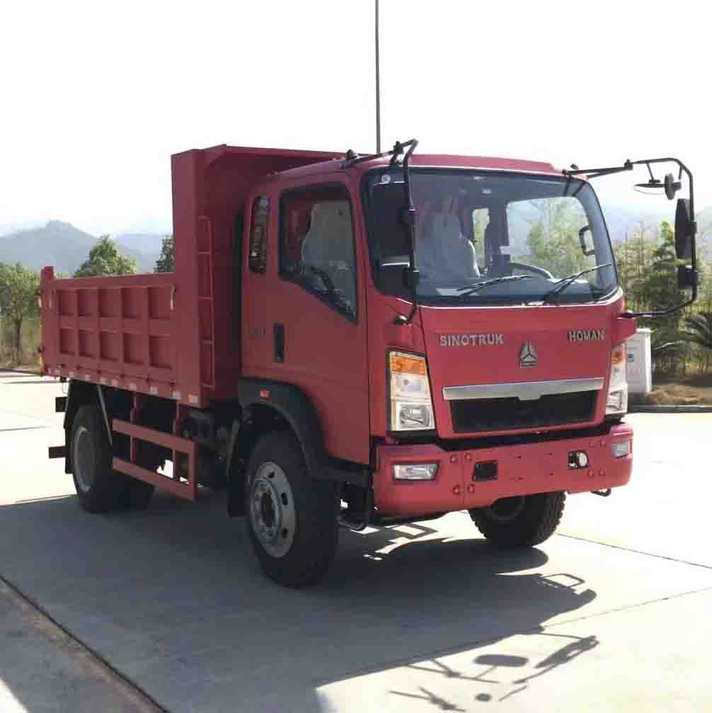 Sinotruk Howo 4x2 रियर डंप लाइट टिपर ट्रक