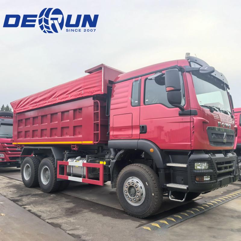 इथियोपिया और जिबूती के लिए सिनोट्रुक होवो TX 6x4 336HP डंप ट्रक
